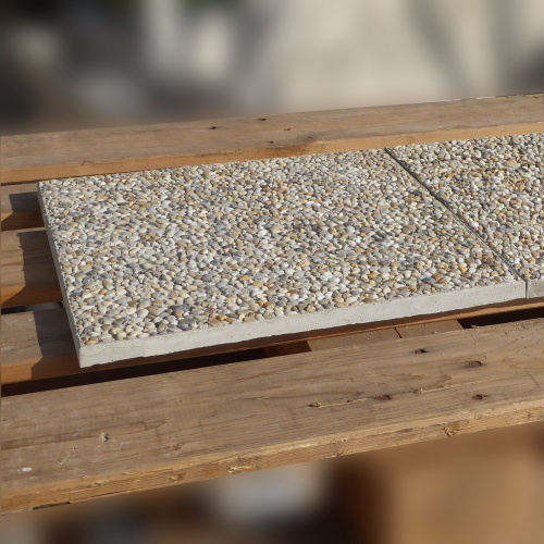 Dlažba na terasu a chodníky | betónová vymývaná 40×40×1,9 cm | na lepenie na betón