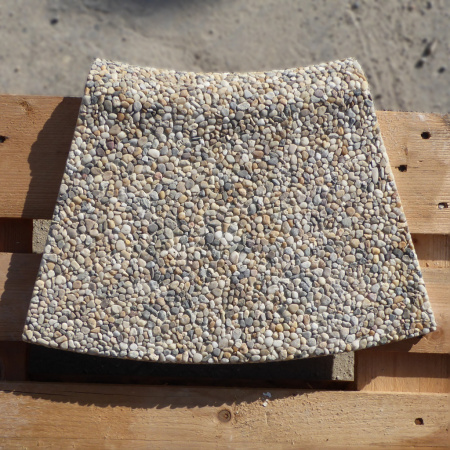 Bazénový lem oblúkový | pre románske schody | Ø 2 m | vymývaný betón protišmykový